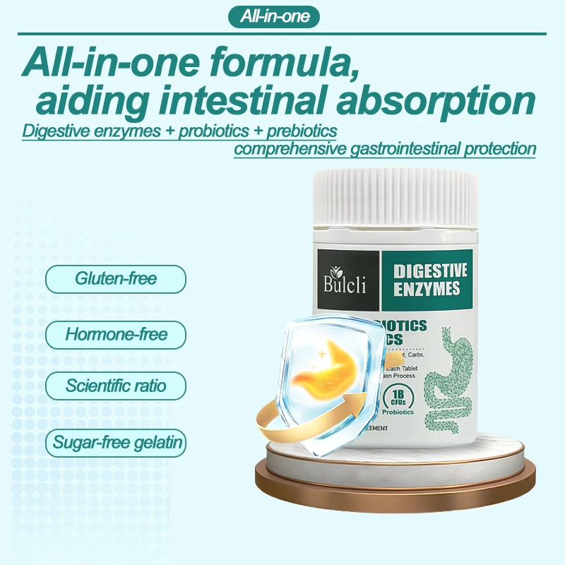 bulcli-digestive-enzymes-gut-health-support-benefits Bulcli Digestive Enzymes supporting balanced gut flora and digestive wellness