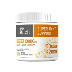 Bulcli Super Joint Support Gold Liquid Calcium softgel supplement bottle