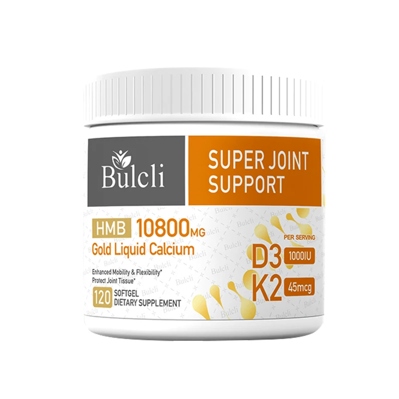 bulcli-super-joint-support-gold-liquid-calcium-main-bottle Bulcli Super Joint Support Gold Liquid Calcium softgel supplement bottle